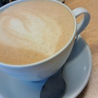 Oat flat white at Vegan Earth in Ayr