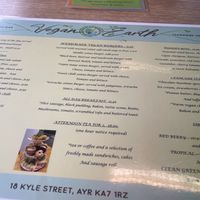   at Vegan Earth in Ayr