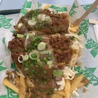 Fries, chickn, cheeze n gravy  at Oowee Vegan in South West London