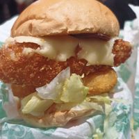 Swiss burger at Oowee Vegan in South West London