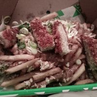 Cluckin fries at Oowee Vegan in South West London