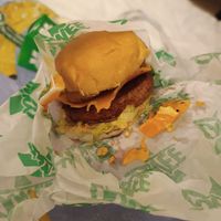 Big Oowee burger at Oowee Vegan in South West London