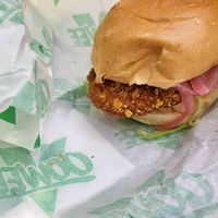 Burger 1 at Oowee Vegan in South West London