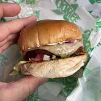 Burger  at Oowee Vegan in South West London