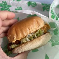 Burger  at Oowee Vegan in South West London