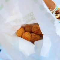 Cheese bites at Oowee Vegan in South West London