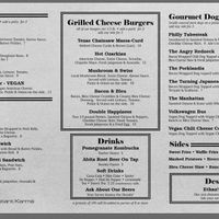 Menu at Instant Karma Hot Dogs in Joplin
