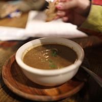 bean soup  at Carmo in New Orleans