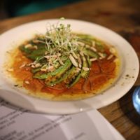 creole seared avocado at Carmo in New Orleans