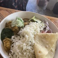 The curry of the day with tofu—so good   at Carmo in New Orleans