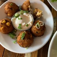 Quinoa fritters!   at Carmo in New Orleans