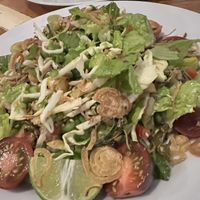 Burmese tea leaf salad  at Carmo in New Orleans