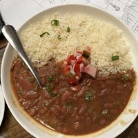 Rice and beans - 15$  at Carmo in New Orleans