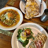 Creole Avocado, Maqaquito Bread, and NOLA wrap  at Carmo in New Orleans