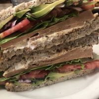 Build your own sandwich with ‘ham’ daiya vegan cheese and veggies! at Carmo in New Orleans