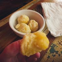 Pão de queijo— AMAZING!!! at Carmo in New Orleans