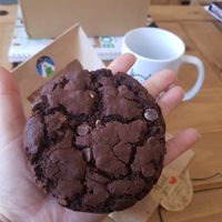 The biggest and most delicious vegan cookies ever! 
I have ordered several batches and the quality and service is 2nd to none. 
Go one, treat yourself! 
#vegan #ethical  at New Dawn Vegan Coffee Shop in Borrowdale