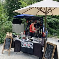   at New Dawn Vegan Coffee Shop in Borrowdale