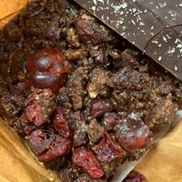 Cherry tiffin  at New Dawn Vegan Coffee Shop in Borrowdale