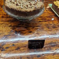 Nusskuchen at [why not] Café in Hamburg