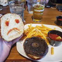 The only "vegan" option lol... at Hard Truth Distilling Company in Nashville