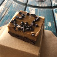 Pumpkin Fudge Brownie  at Pomegranate Cafe in Phoenix