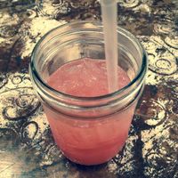 Watermelon Jalapeno Lemonade  at Pomegranate Cafe in Phoenix