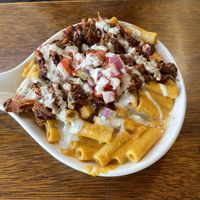 Pom mac w jackfruit   at Pomegranate Cafe in Phoenix