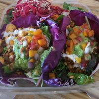 raw tacos at Pomegranate Cafe in Phoenix