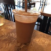 Rocket fuel smoothie! Very satisfying for your chocolate PB fix!  at Pomegranate Cafe in Phoenix
