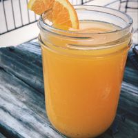 Orange juice at Pomegranate Cafe in Phoenix