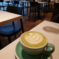 Matcha Latte Hafermilch at Birdie & Co - Mittelstraße in Dusseldorf