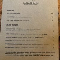 Menu as of 25/05/24   at Nelsons Wine Bar in Hebden Bridge