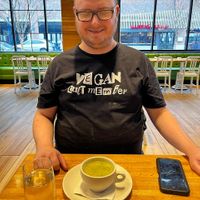 horchata matcha with oat milk at True Food Kitchen  in Columbus