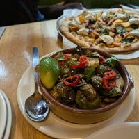 Roasted Brussels sprouts at True Food Kitchen  in Columbus