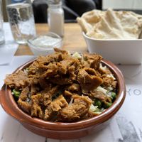 Vegan main course with seitan  #Veganuary at We Exist in Brussels