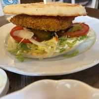 Schnitzel Sandwich at Rebels in Bamberg