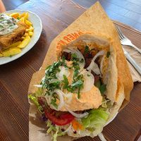 Veganer Döner at Rebels in Bamberg