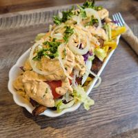 "Kebap with fries" at Rebels in Bamberg