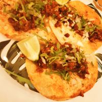 Pastor tacos at Corazon Contento PDC in Playa Del Carmen