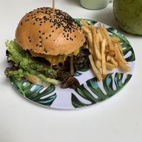 Burger   at Corazon Contento PDC in Playa Del Carmen