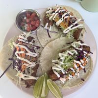 Cauliflower tacos  at Corazon Contento PDC in Playa Del Carmen