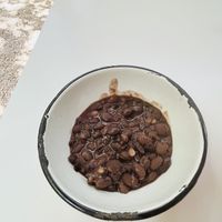 Refried beans   at Corazon Contento PDC in Playa Del Carmen