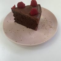 Chocolate cake   at Corazon Contento PDC in Playa Del Carmen