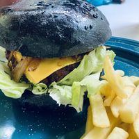 Elite burger  at Corazon Contento PDC in Playa Del Carmen