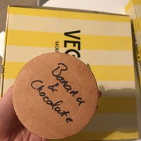 Homemade banana & chocolate ice-cream at Vegitalian - Schoutenstraat in Utrecht