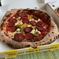 Plant-based No Pepperoni to-go. at Vegitalian - Schoutenstraat in Utrecht