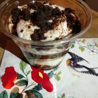 Plant based tiramisu, absolutely delish! at Vegitalian - Schoutenstraat in Utrecht