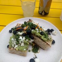 The avocado focaccia sandwich at Vegitalian - Schoutenstraat in Utrecht