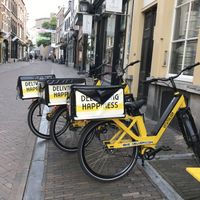 Delivery squad  at Vegitalian - Schoutenstraat in Utrecht